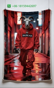 Balenciaga Throw Blankets